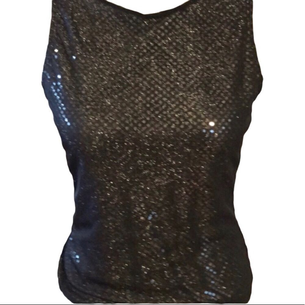 HeartSoul Shiny Top SMALL Black/Silver
